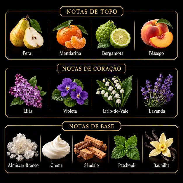 Notas olfativas de Delilah Viola 100ml
