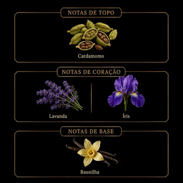 Notas olfativas de Glacier le Noir Eau de Parfum 100ml