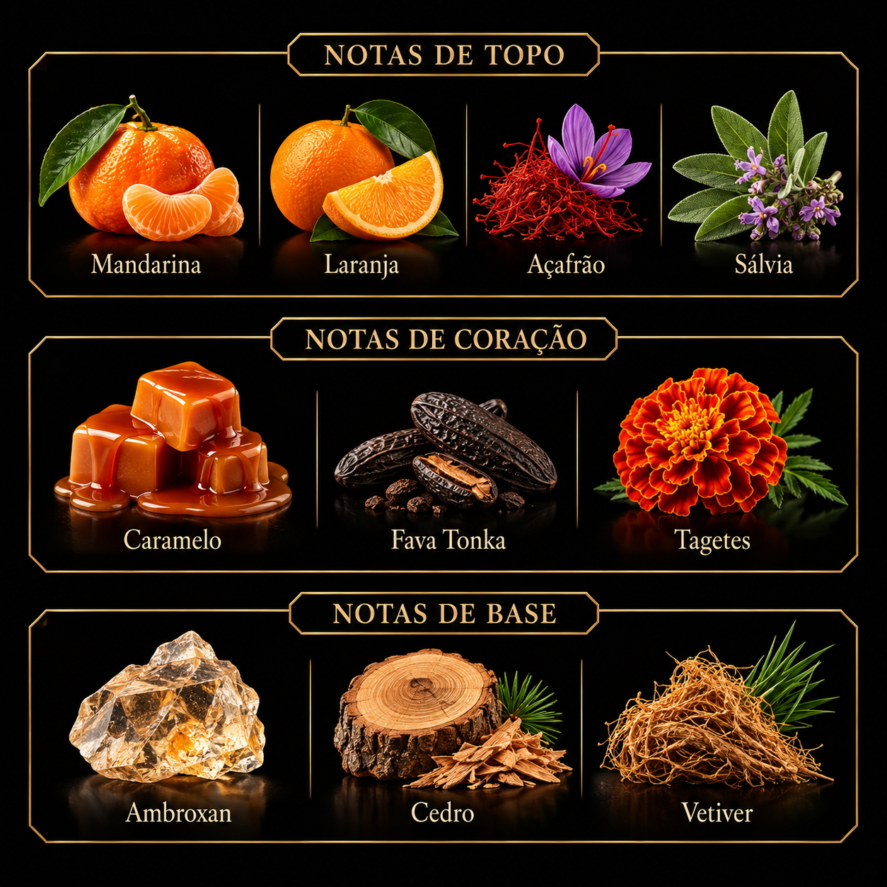 Notas olfativas de Odyssey Mandarin Sky 100ml
