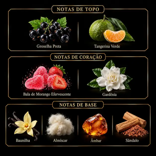Notas olfativas de Yara Candy 100ml